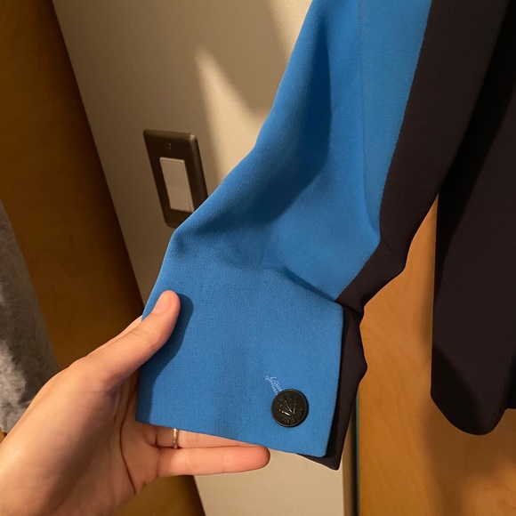 🌹SOLD🌹 Rag & Bone Black Blue Hefferson Blazer - Picture 5 of 11